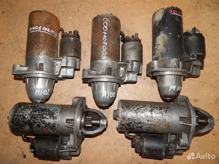 Стартер mercedes m 102 m115 w124 201 123 190