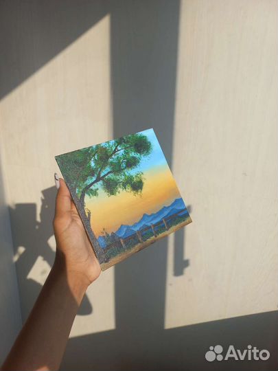 Картина акрилом на холсте