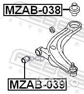 Сайлентблок mzab-038 mzab-038 Febest