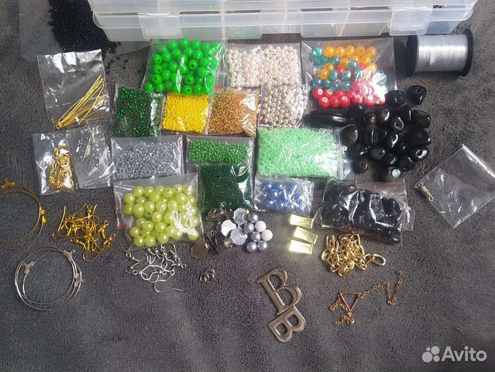 Набор бисера для плетения бижутерии