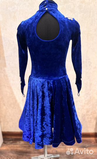 Платье для бальных танцев 110-116 см, рейтенговое
