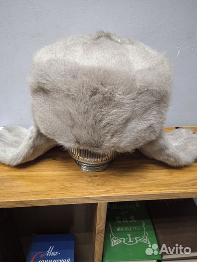 Шапка-ушанка, мех - белка, размер 56-57