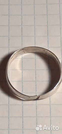 Кольцо старинное серебро 2 шт.,корунд рубина