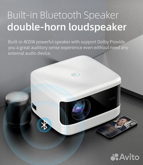 FullHD проектор с андроидом Everycom T5