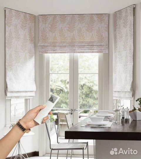 Римские шторы двойные