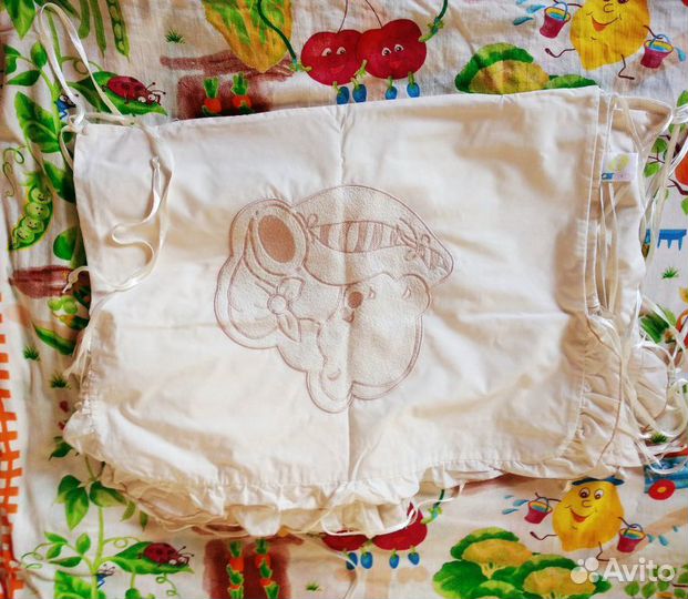 Бортики + подушка + одеяло + бельё