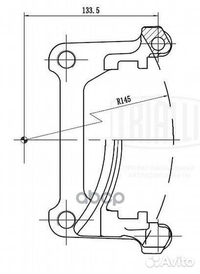 Скоба суппорта для а/м VW Transporter T5 (03)