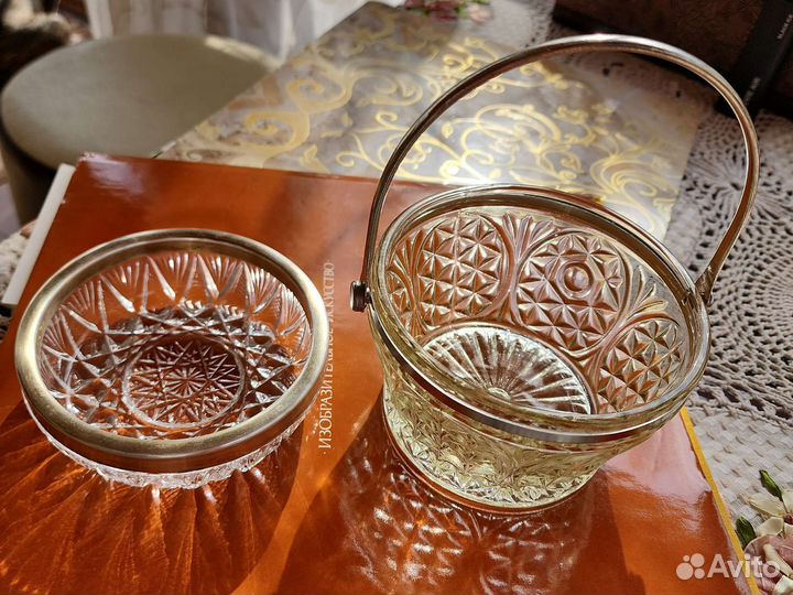 Икорница конфетница СССР