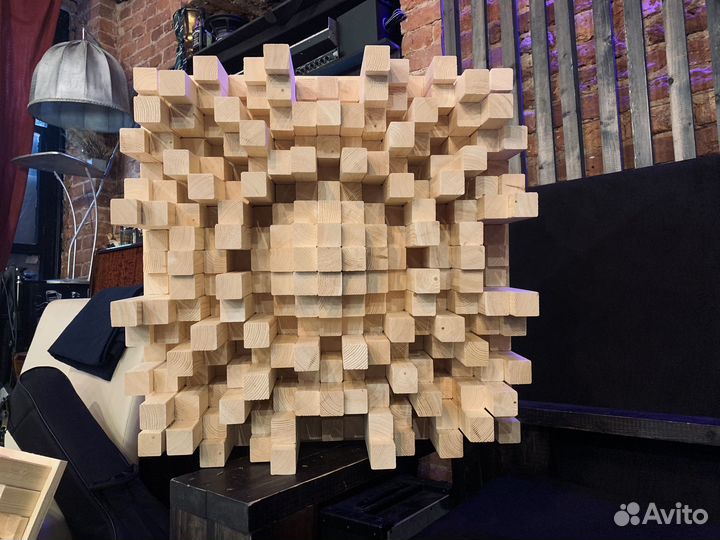 2D QRD diffuser / акустический рассеиватель