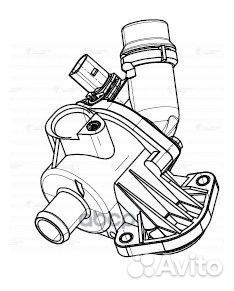 Термостат для а/м VW Passat B5 (01) /Audi A4 (00)