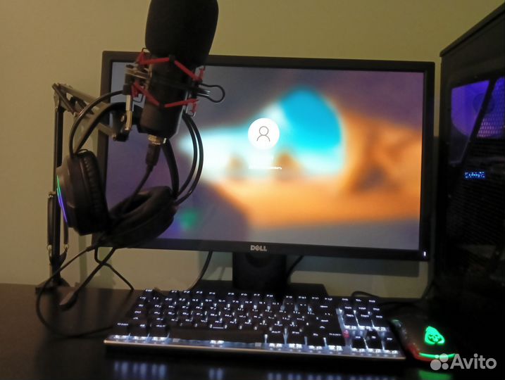 Игровой компьютер с монитором комплект