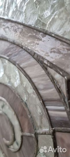 Витраж в дубовой раме