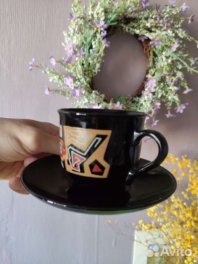 Кофейный набор чашки и блюдца по 5 штук