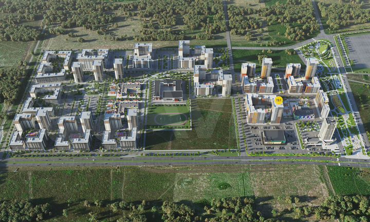 3-к. квартира, 72 м², 18/24 эт.