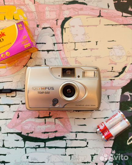 Olympus Trip 500 плёночный фотоаппарат