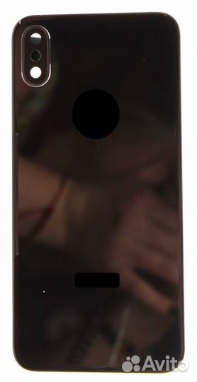 Задняя крышка для iPhone X Серая (Стеклянная, стек