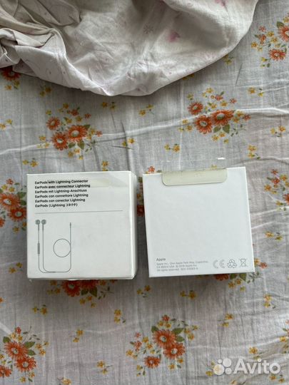 Наушники apple earpods lightning