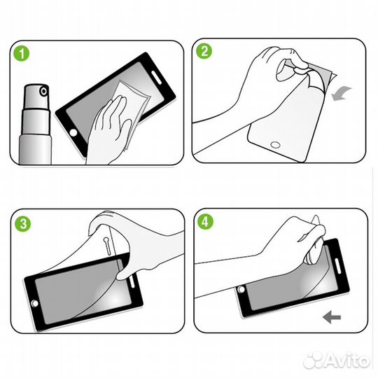 Плёнка защитная для планшетов Apple iPad 2 / 3 / 4