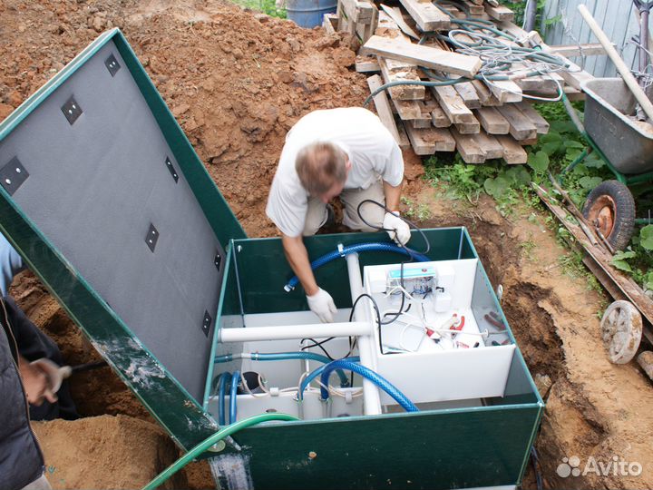 Септик эко Альфа 8 с переливом