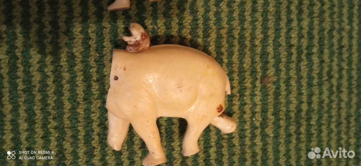Слон колкий пластик 1950-е