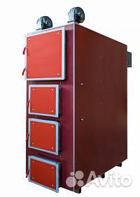 Отопительный твердотопливный котел 