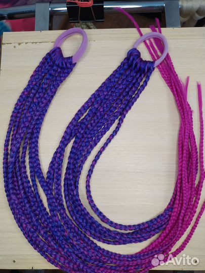 Афрорезинки, косички на резинке