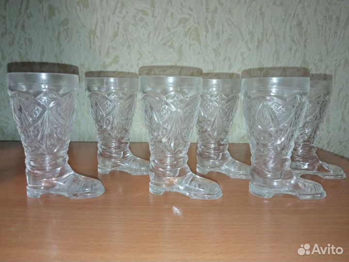 Красивые фужеры в коробках (Наборы) СССР