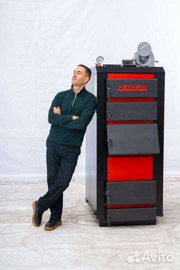 Твердотопливный котел длительного горения