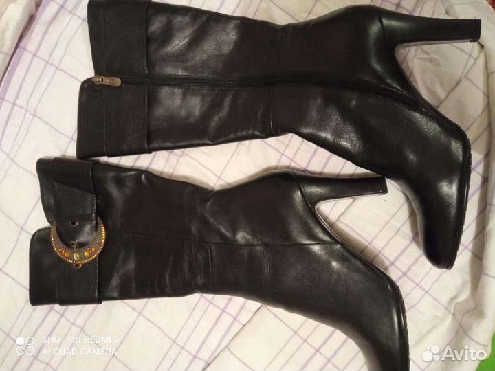 Обувь, сапоги жен 39 натуральные