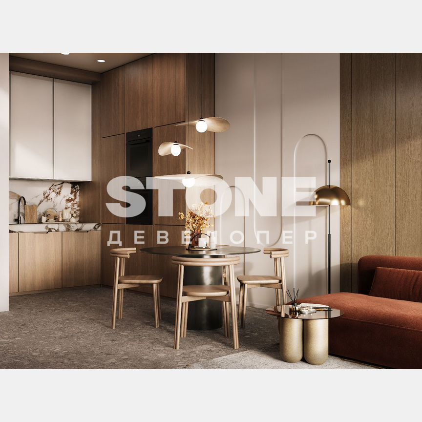 2-к. квартира, 49,2 м², 4/24 эт.