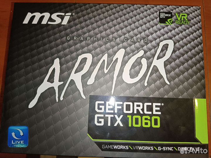 Видеокарта gtx 1060 6gb