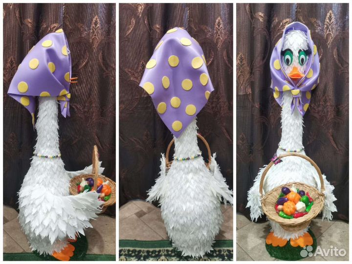 Садовая фигура Гусь