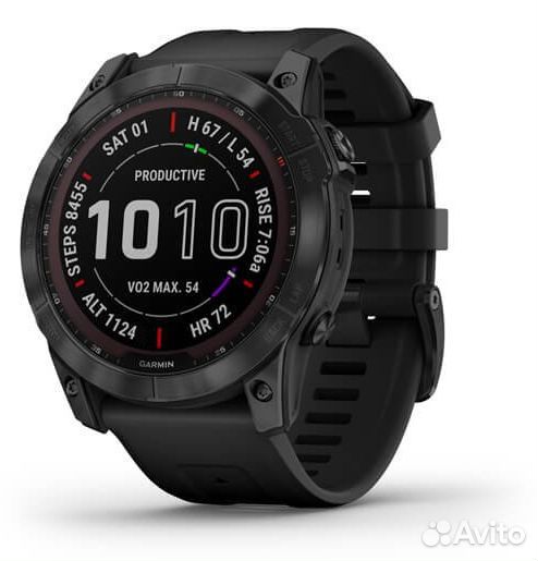 Часы Garmin Fenix 7X Sapphire Solar титановый