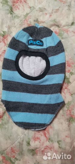 Шапка шлем для мальчика зима