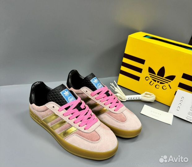Кеды gucci adidas gazelle
