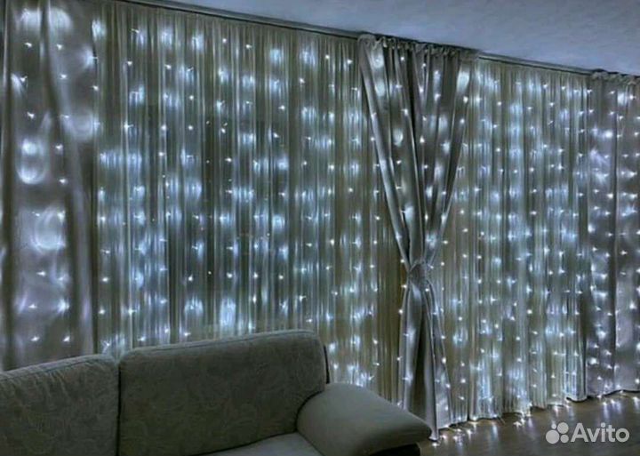 Гирлянда штора