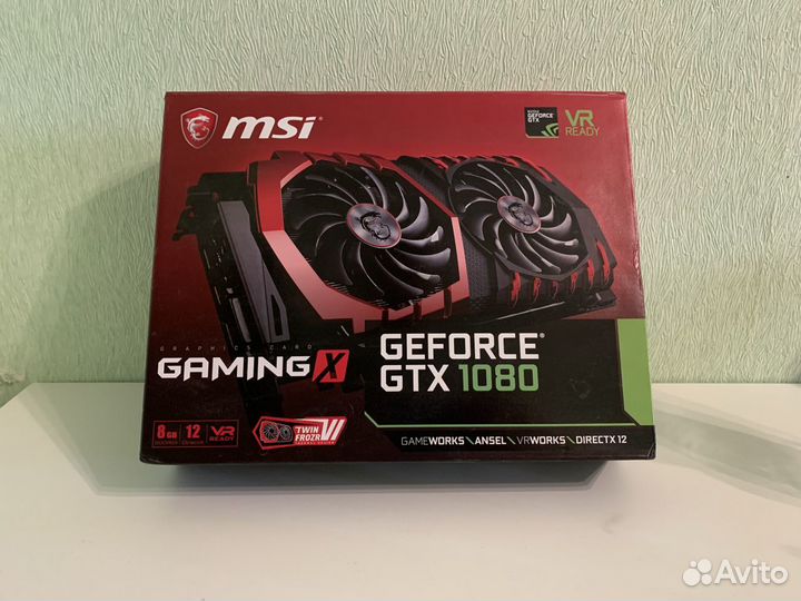 Nvidia Geforce GTX 1080 MSI Gaming X 8GB