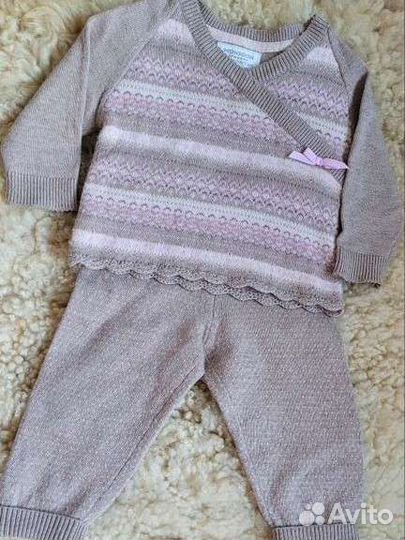 Одежда для девочки костюмы, штаны пакетом 3-6