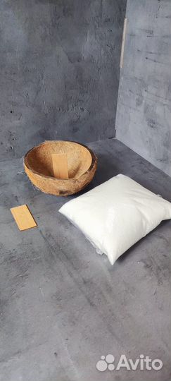 Насыпная свеча в кокосовой скорлупе(в гранулах)