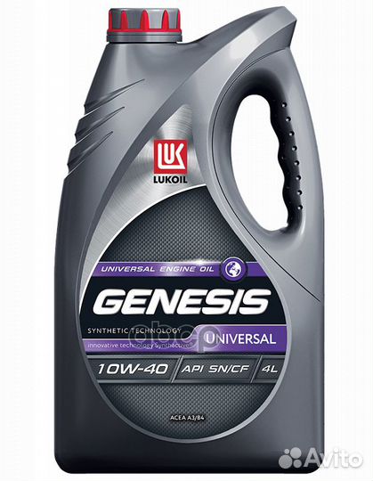 Масло 10W40 Genesis Universal полусинтетическое 4л