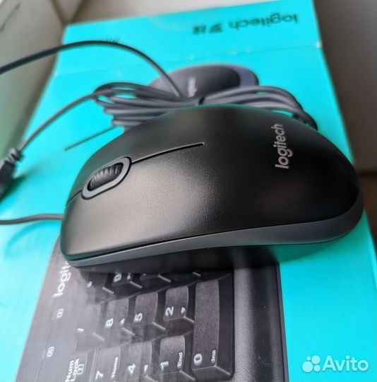 Комплект клавиатура+мышь Logitech MK120