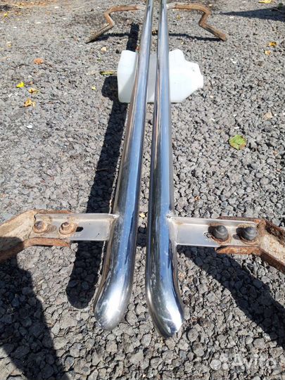 Пороги lancer 9 трубы декоративные пороги