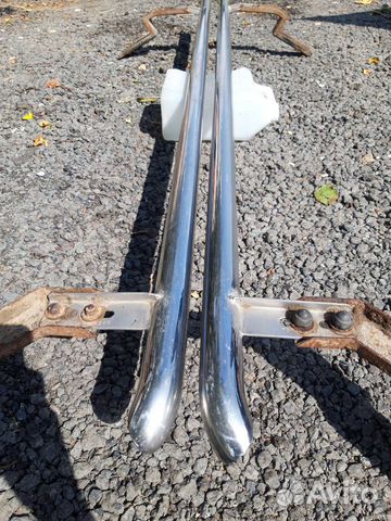 Пороги lancer 9 трубы декоративные пороги