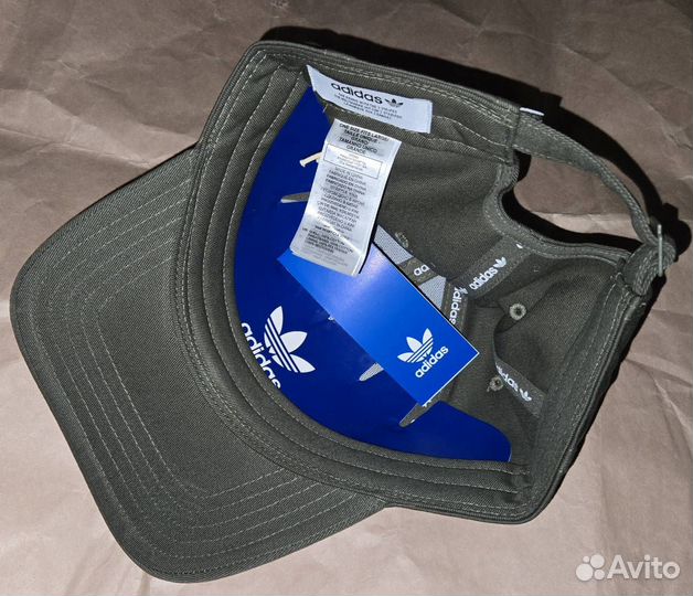 Бейсболка Adidas Originals новая хлопок олива - ba