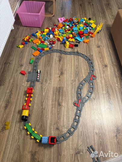 Lego дупло железная дорога