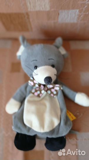 Мягкие,вязанные игрушки и с карманом для сладостей