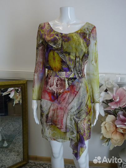 Faith Connexion шелковое платье оригинал 42 р