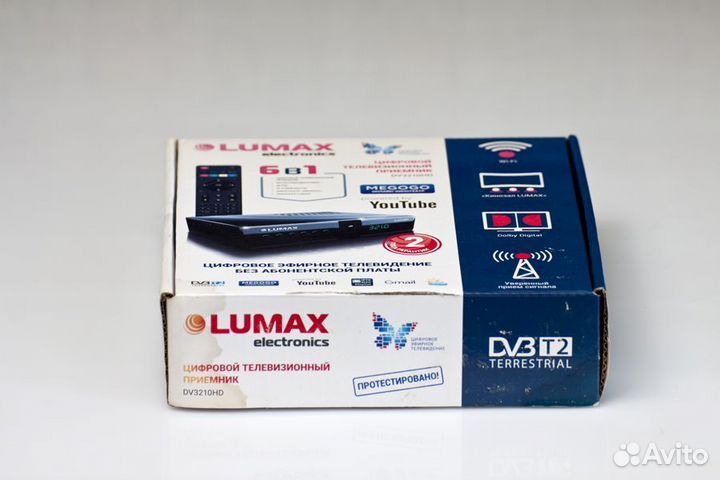 Приставка для цифрового тв lumax DV3210HD Черный