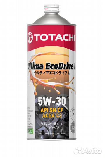5W-30 Ultima EcoDrive L SN/CF, acea C3 1л (синт