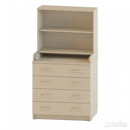 Атон Комод раскладной с полкой кр 80/4 лдсп